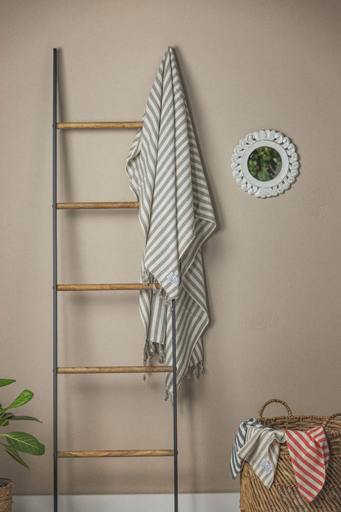 Vertical Stripe Turkish Towel / Throw