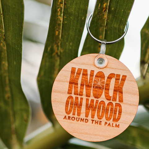 Knock On Wood Keychain